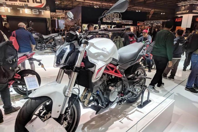 Benelli 302S on display at 2017 EICMA show Benelli 302S