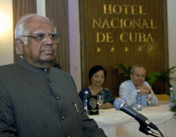 Former Lok Sabha Speaker Somnath Chaterjee File image. (Getty Image by Adalberto Roque) Somnath Chaterjee