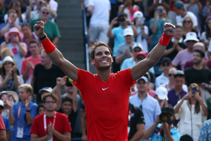 Rafael Nadal won his fourth Rogers Cup title on Sunday. Rafael Nadal