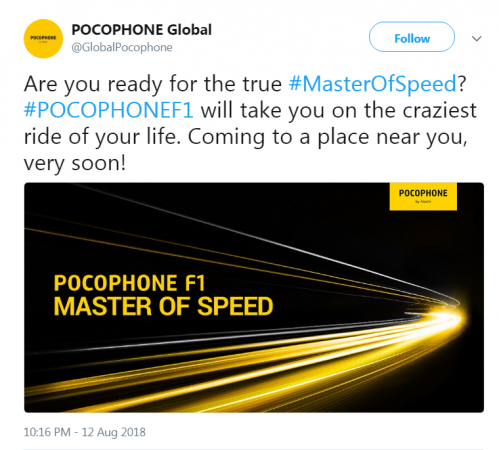 Xiaomi's sub-brand Poco is all set to launch Pocophone F1 soon. Xiaomi, Pocophone F1, global launch, Qualcomm,