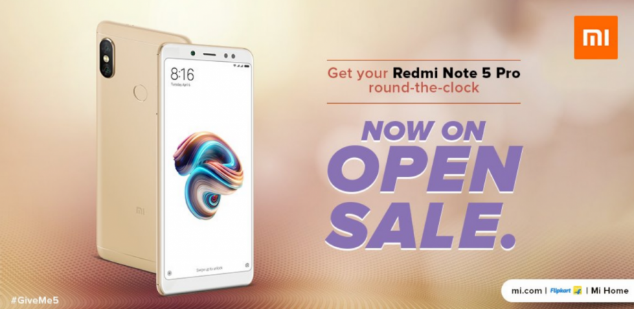 Xiaomi Redmi Note 5 Pro open sale goes live on Flipkart, Mi.com and Mi Home in India. Xiaomi, Redmi Note 5 Pro, open sale, India, price