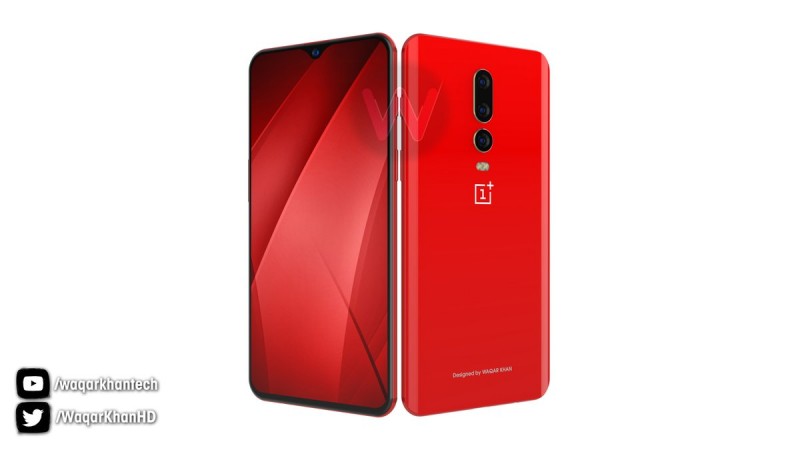 OnePlus 6T renders by Waqar Khan OnePlus 6T renders by Waqar Khan