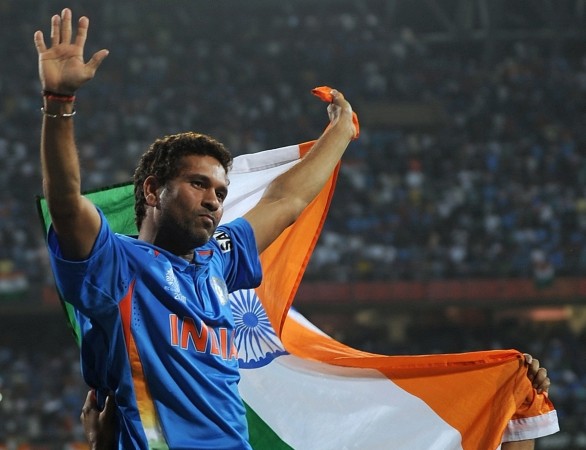File photo of Sachin Tendulkar at 2011 World Cup. Sachin Tendulkar