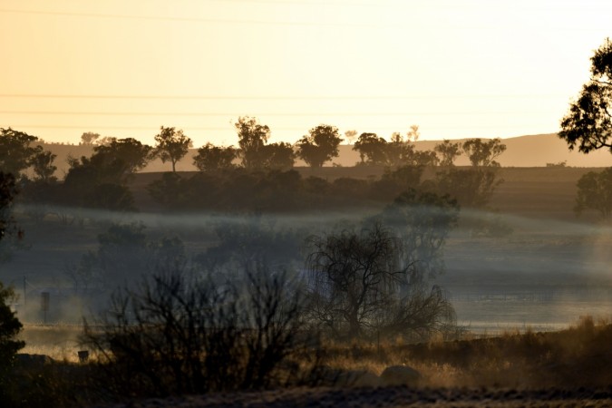 Dry farm Paddocks in Duri, New South Wales Australian drought
