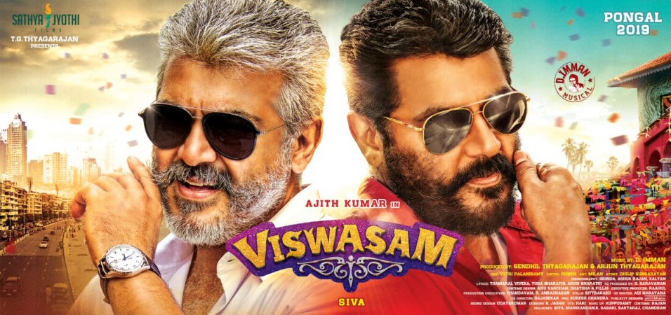Take a look at the first look poster of Ajith's Viswasam. Ajith's Viswasam 1st Look Poster