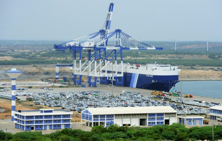 A general view of the port facility at Hambantota (LAKRUWAN WANNIARACHCHI/AFP/Getty Images) Hambantota Port