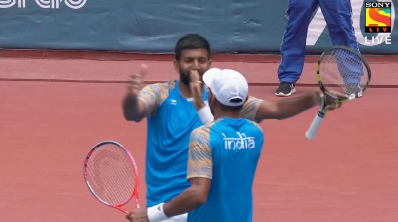 Rohan Bopanna and Divij Sharan. Rohan Bopanna and Divij Sharan