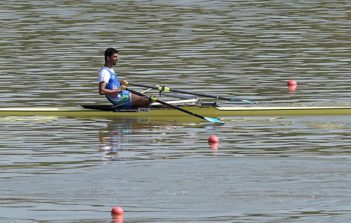 File photo: Sawarn Singh was the senior most member of the mens' quadruple gold medal-winning team from India. Rowing - Asian Games Sawarn Singh