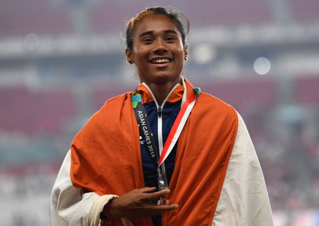 Hima Das won the silver in womens' 400m on Sunday. Hima Das