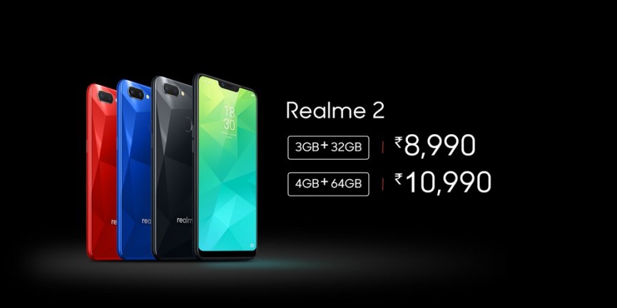 Realme 2 launched in India Realme 2 launched in India