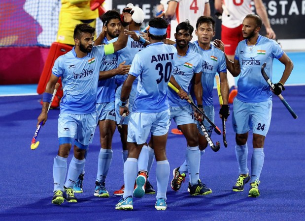 India men's hockey team at Asian Games. Asian Games 2018