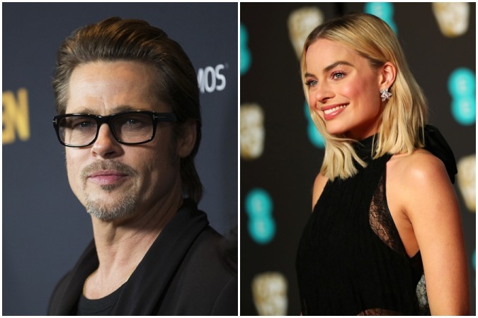 Brad Pitt and Margot Robbie Brad Pitt and Margot Robbie