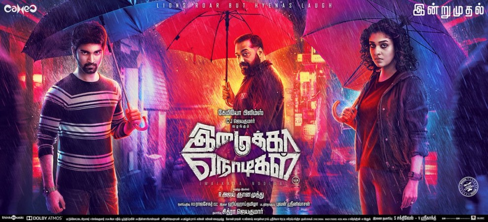 Nayanthara's Imaikkaa Nodigal received well by the critics. Nayanthara's Imaikkaa Nodigal