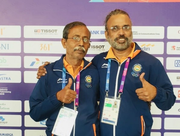 Indian bridge gold medalists - Pranab Bardhan and Shibhnath Sarkar Asian Games 2018