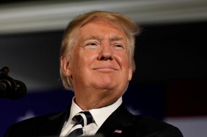 US President Donald Trump trump