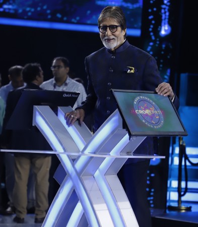 Amitabh Bachchan at the Kaun Banega Crorepati 10 press meet. Kaun Banega Crorepati 10