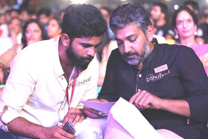 SS Rajamouli with son Karthikeya SS Rajamouli with son Karthikeya
