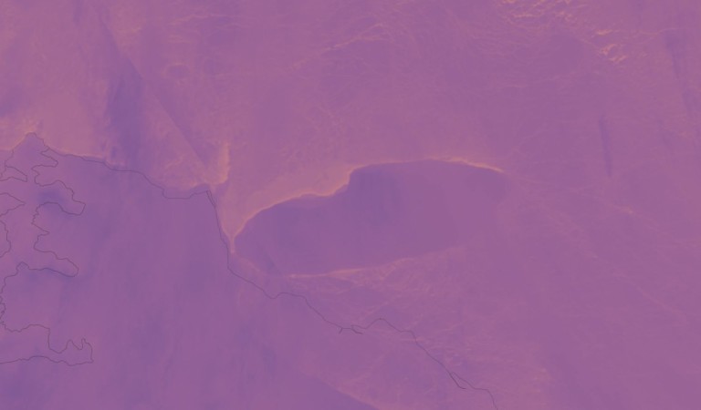 A68 position in August 2018 Ice berg A68