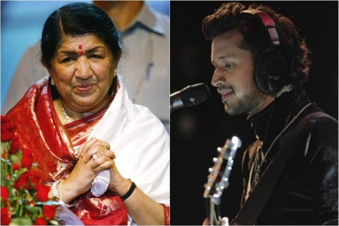 Lata Mangeshkar, Atif Aslam Lata Mangeshkar, Atif Aslam