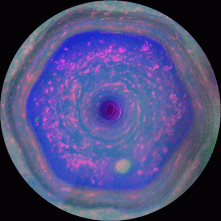 Saturn's northern polar hexagon Saturn's northern polar hexagon