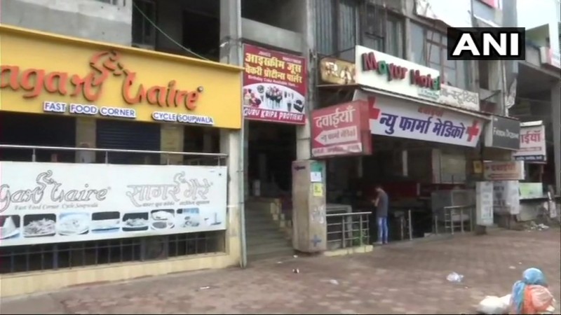 Shops closed in MP. bharat bandh