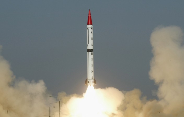Pakistan's Shaheen II nuclear capable ballistic missile. Pakistan's Shaheen II nuclear capable ballistic Missile
