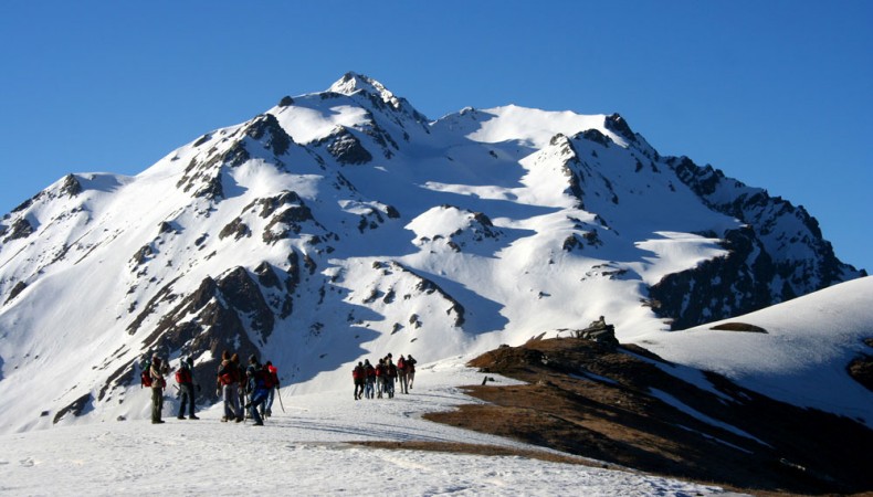 The group of 10 trekkers were returning when three people fell into a crevice. (Representational Image) Himalayas