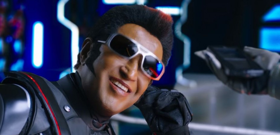 Rajinikanth's 2.0 still Rajinikanth in 2.0