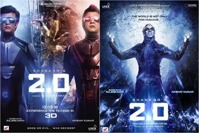 Rajinikanth and Akshay Kumar's movie 2.0 Rajinikanth and Akshay Kumar's movie 2.0