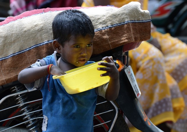 The affected children were admitted to a local rural hospital for preliminary treatment. food malnutrition in India
