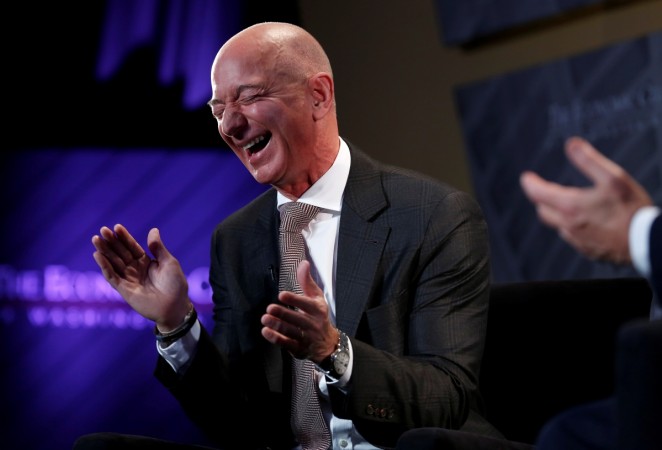 Jeff Bezos, president and CEO of Amazon and owner of The Washington Post Jeff bezoz