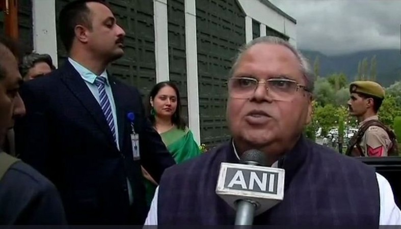Satya Pal Malik said that elections were for the people of Jammu and Kashmir and nobody else. satya pal malik