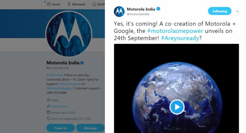 Motorola Moto One Power is set to debut in India next week. Motorola, Moto One Power, Android One, Google, India, launch