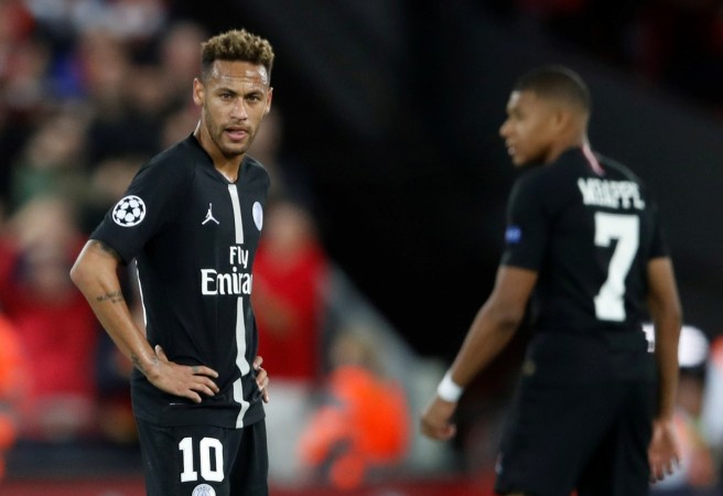 PSG conceded an injury-time winner at Anfield on Tuesday. Neymar