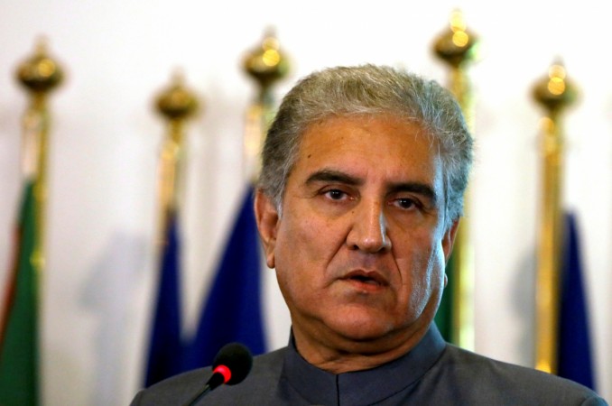 Pakistan external affairs minister Shah Mehmood Qureshi