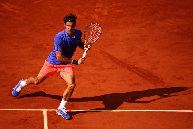 File photo of Roger Federer at French Open. Roger Federer