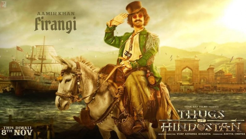 Aamir Khan's Thugs of Hindostan becomes biggest ever Bollywood release. Aamir Khan in Thugs of Hindostan