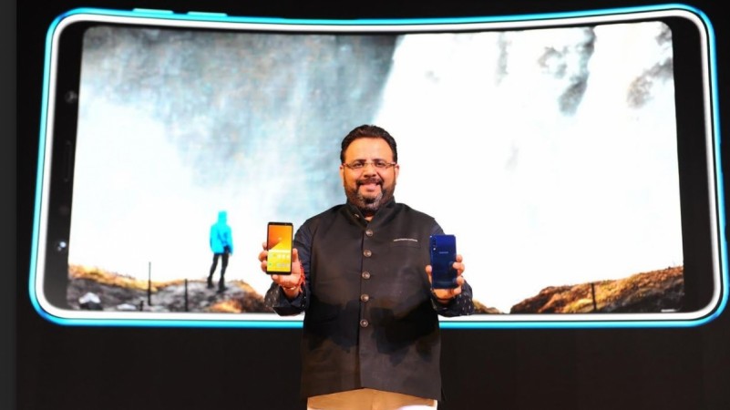 Aditya Babbar, General Manager, Mobile Business, Samsung India at the launch of Galaxy A7 in Bengaluru on 25 September 2018. Samsung, Galaxy A7, 2018, triple camera phone,