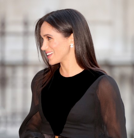LONDON, ENGLAND - SEPTEMBER 25: Meghan, Duchess of Sussex opens 'Oceania' at Royal Academy of Arts on September 25, 2018 in London, England. 'Oceania' is the first-ever major survey of Oceanic art to be held in the United Kingdom. Meghan Markle