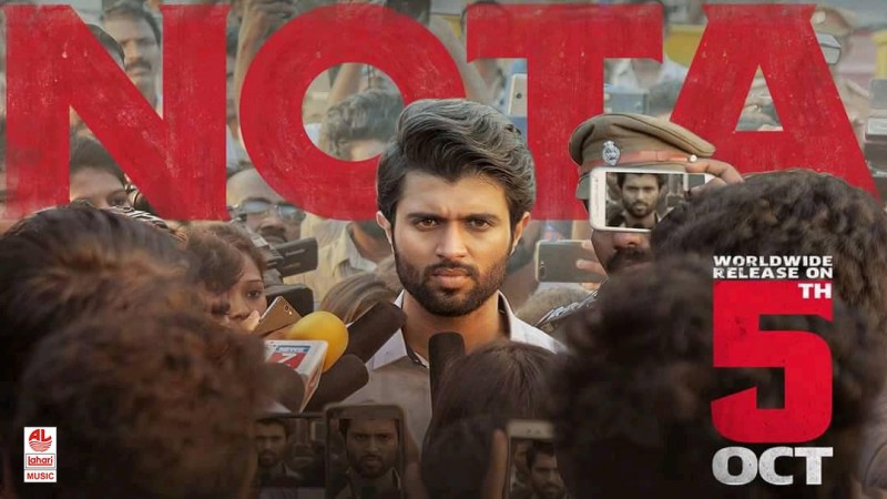 Vijay Deverakonda in Nota movie poster Vijay Deverakonda in Nota movie poster