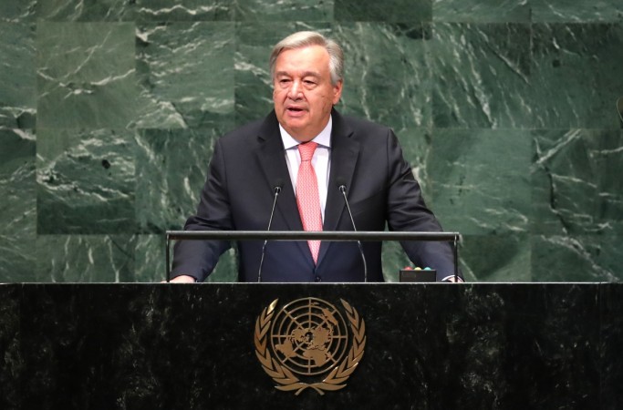 United Nations Secretary General Antonio Guterres United Nations Secretary General Antonio Guterres