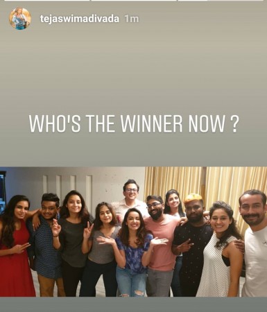 Tejaswi Madivada irks the fans of Kaushal by posting a picture on her Instagram account Tejaswi Madivada's Instagram post