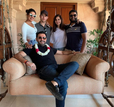 Priyanka Chopra and Nick Jonas in Jodhpur. Priyanka Chopra and Nick Jonas