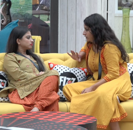 A major brawl between Surbhi Rana and the Khan sisters on Bigg Boss 12. A major brawl between Surbhi Rana and the Khan sisters on Bigg Boss 12.