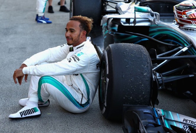 Race winner Lewis Hamilton of Great Britain and Mercedes GP celebrates during the Grand Prix of Japan at Suzuka Circuit on October 7, 2018 in Suzuka. Lewis Hamilton, Japanese grand prix, formula 1