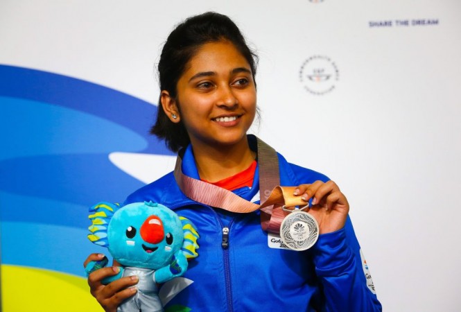 File photo of Mehuli Ghosh at Commonwealth Games 2018. Mehuli Ghosh