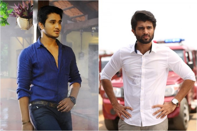 Nikhil Siddhartha and Vijay Devarakonda Nikhil Siddhartha and Vijay Devarakonda