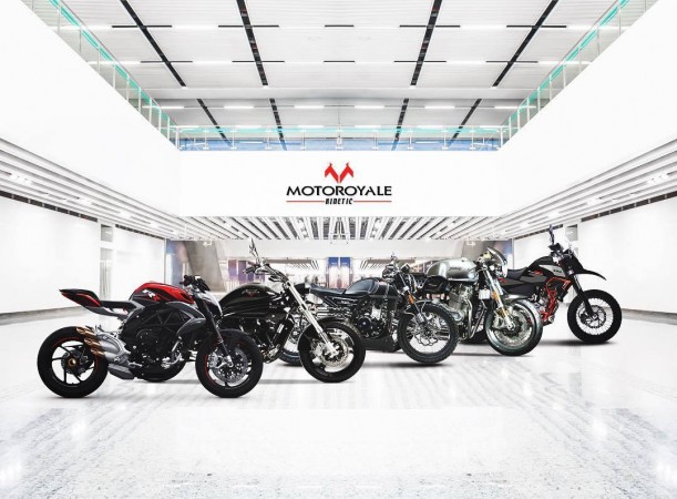 SWM, FB Mondial, Hyosung, MV Agusta and Norton bike models Kinetic's Motoroyale big bikes