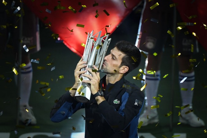 Novak Djokoivc won his fourth Shanghai Masters title in 2018. Novak Djokovic