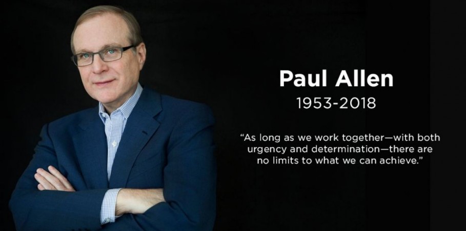 Paul Gardner Allen, who had been long suffering from non-Hodgkin's Lymphoma died in Seattle on October 15, 2018 Mircosoft, Paul Allen, co-founder, death